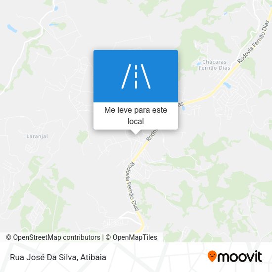 Rua José Da Silva mapa