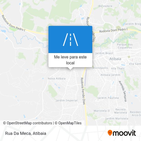 Rua Da Meca mapa
