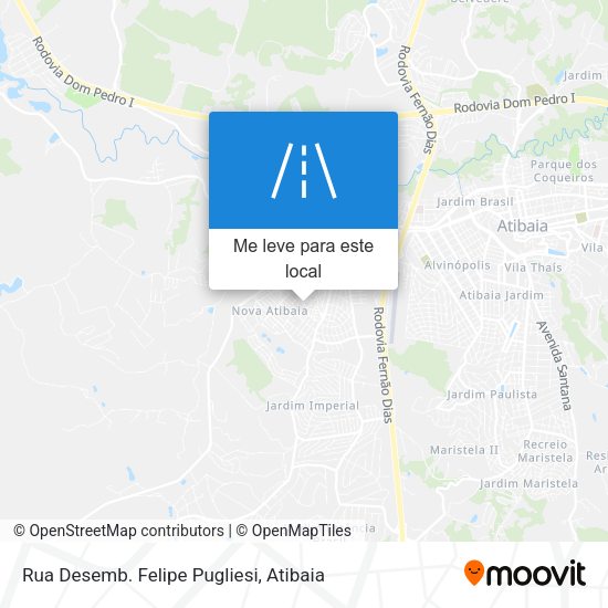 Rua Desemb. Felipe Pugliesi mapa