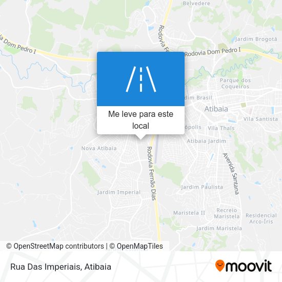 Rua Das Imperiais mapa