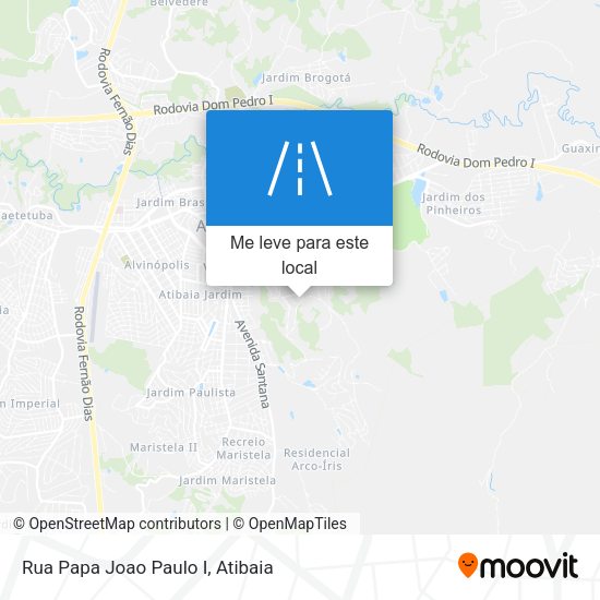 Rua Papa Joao Paulo I mapa