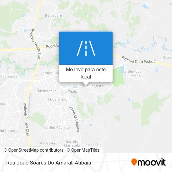 Rua João Soares Do Amaral mapa