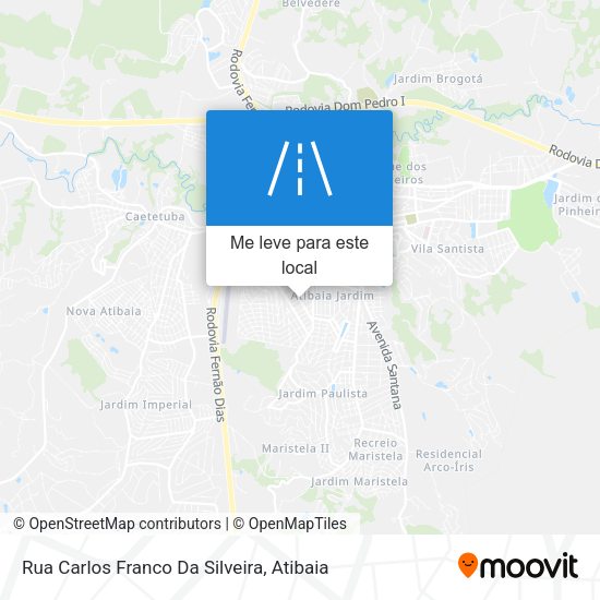 Rua Carlos Franco Da Silveira mapa