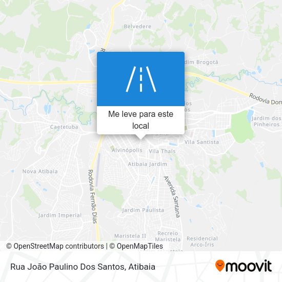 Rua João Paulino Dos Santos mapa