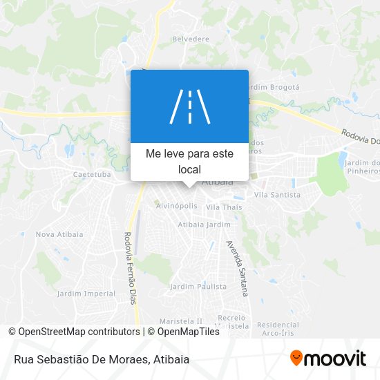 Rua Sebastião De Moraes mapa