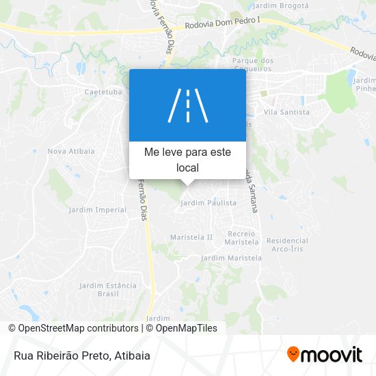 Rua Ribeirão Preto mapa