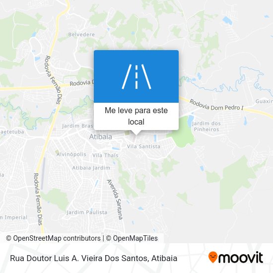 Rua Doutor Luis A. Vieira Dos Santos mapa