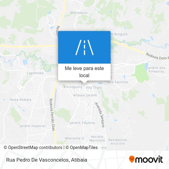 Rua Pedro De Vasconcelos mapa
