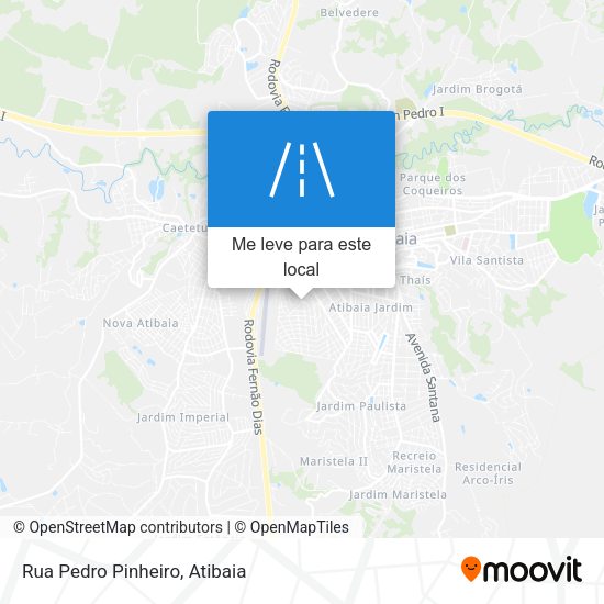Rua Pedro Pinheiro mapa