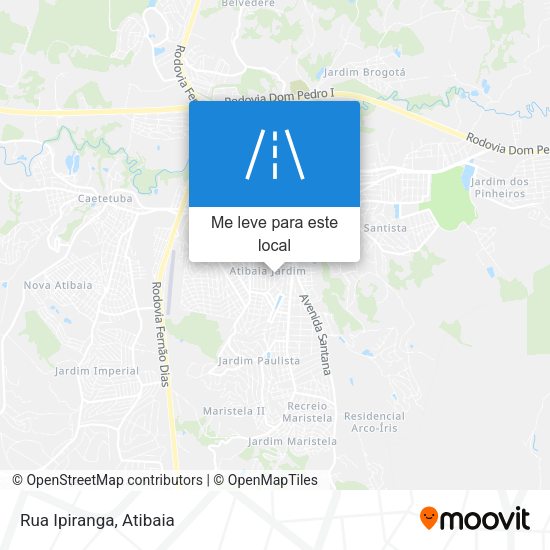 Rua Ipiranga mapa