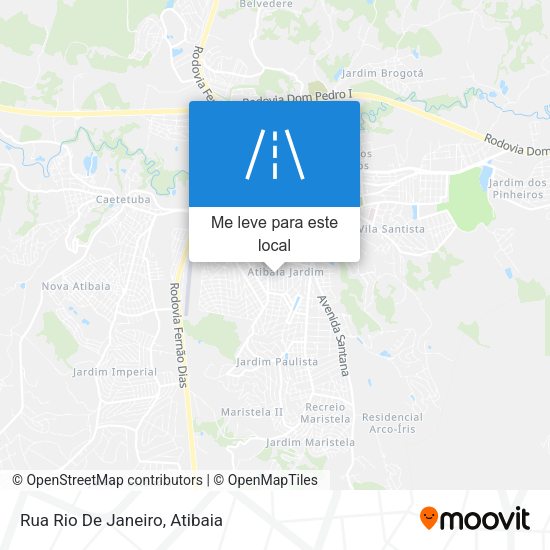 Rua Rio De Janeiro mapa