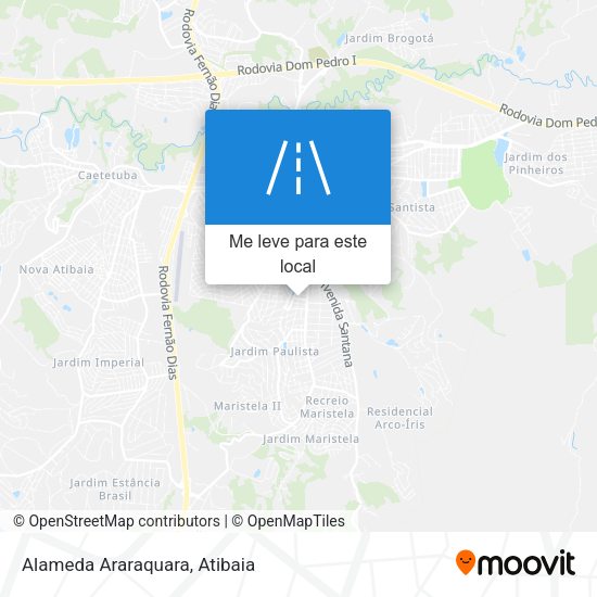Alameda Araraquara mapa