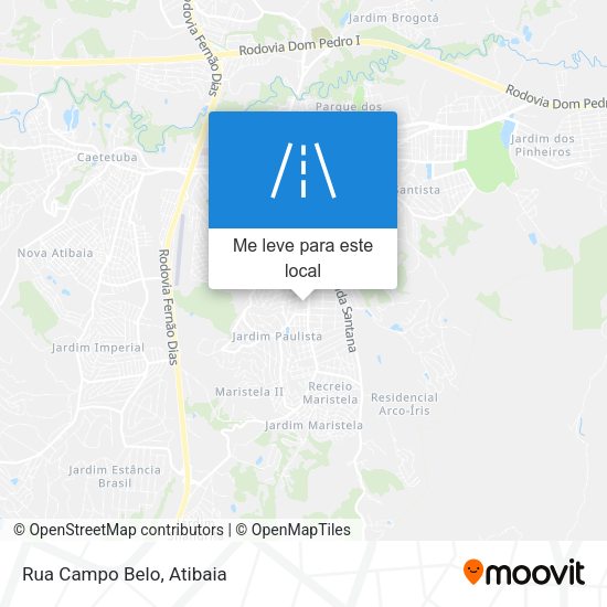 Rua Campo Belo mapa