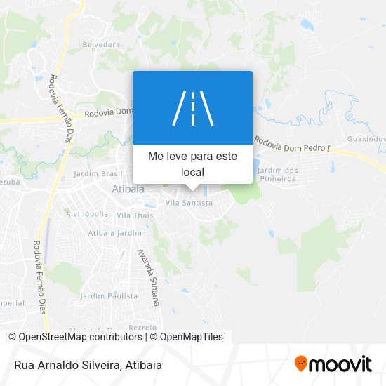 Rua Arnaldo Silveira mapa