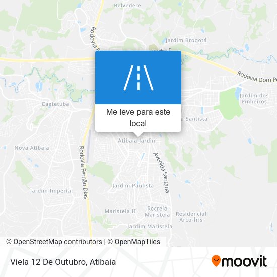 Viela 12 De Outubro mapa