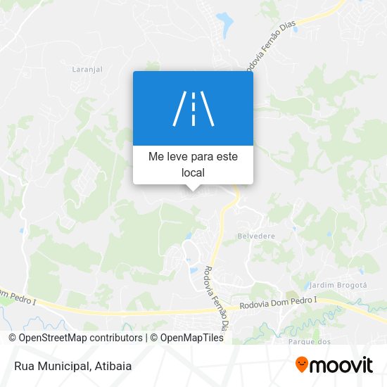 Rua Municipal mapa
