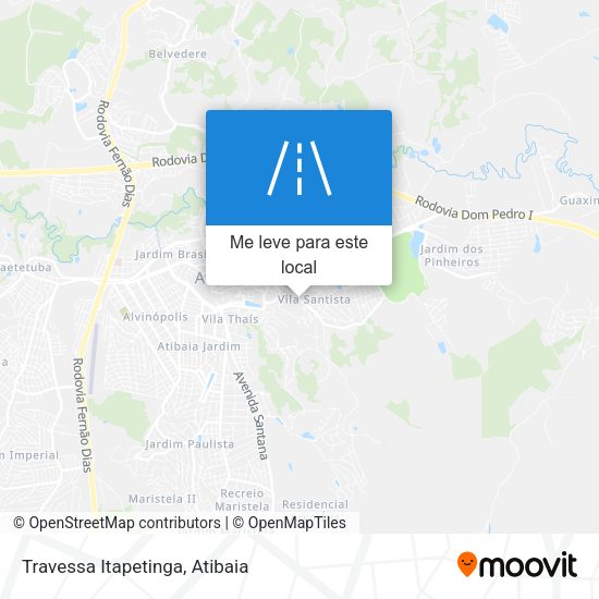 Travessa Itapetinga mapa