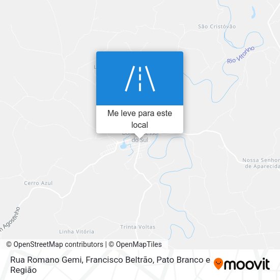 Rua Romano Gemi mapa
