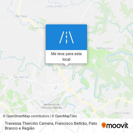 Travessa Thercilio Camera mapa