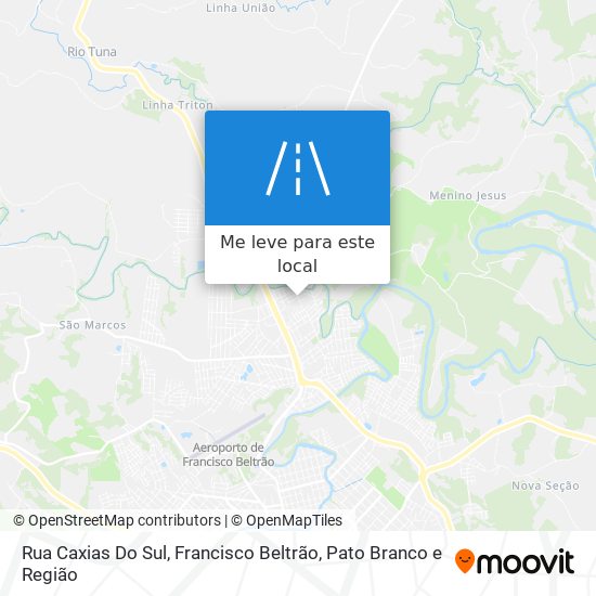 Rua Caxias Do Sul mapa