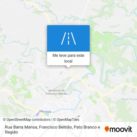Rua Barra Mansa mapa