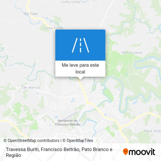 Travessa Buriti mapa