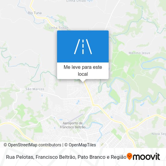 Rua Pelotas mapa