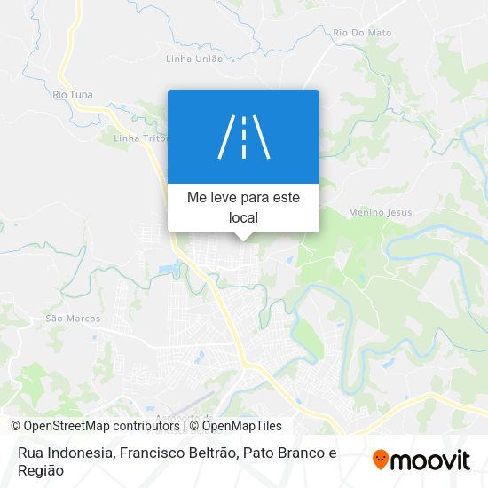 Rua Indonesia mapa