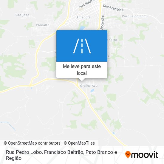 Rua Pedro Lobo mapa