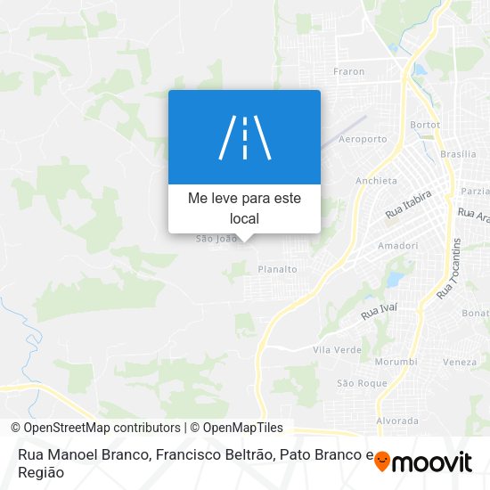 Rua Manoel Branco mapa