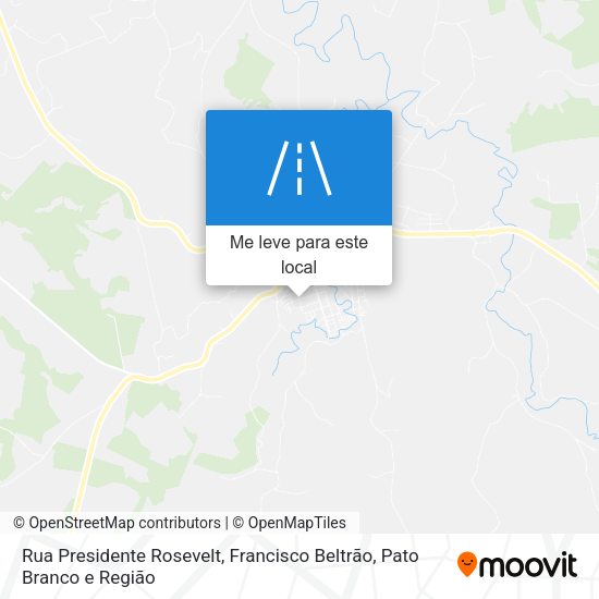 Rua Presidente Rosevelt mapa