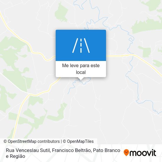 Rua Venceslau Sutil mapa