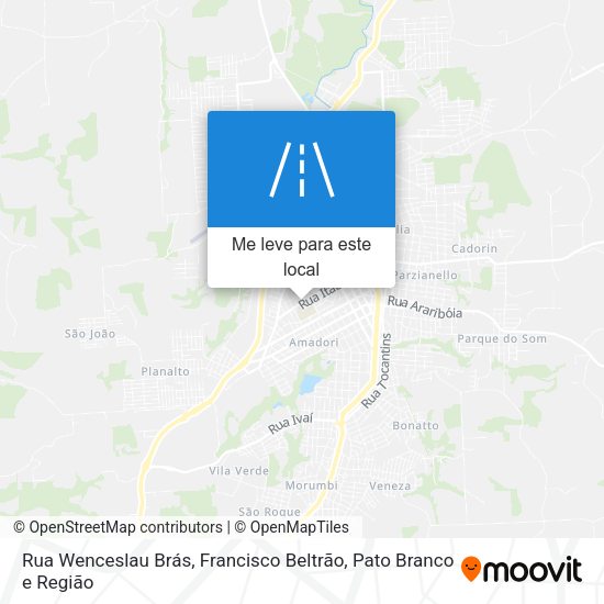 Rua Wenceslau Brás mapa
