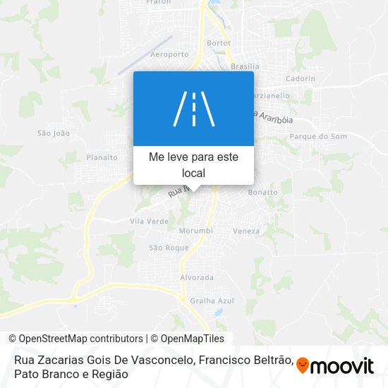 Rua Zacarias Gois De Vasconcelo mapa