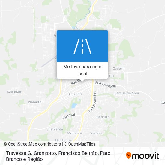 Travessa G. Granzotto mapa