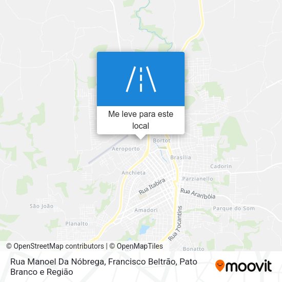 Rua Manoel Da Nóbrega mapa
