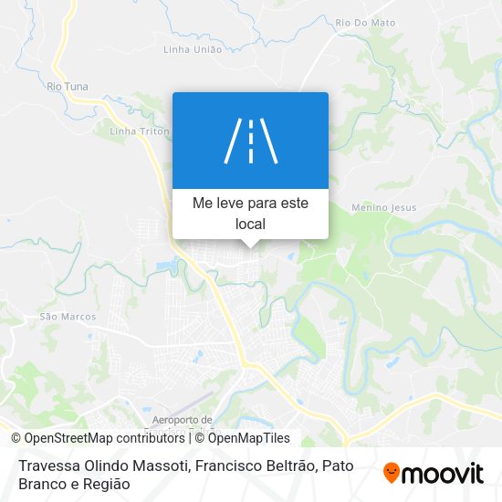 Travessa Olindo Massoti mapa