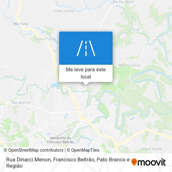 Rua Dinarci Menon mapa