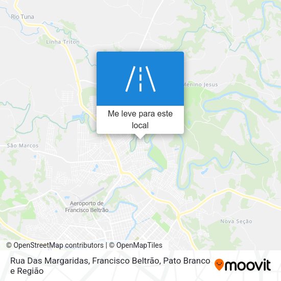 Rua Das Margaridas mapa