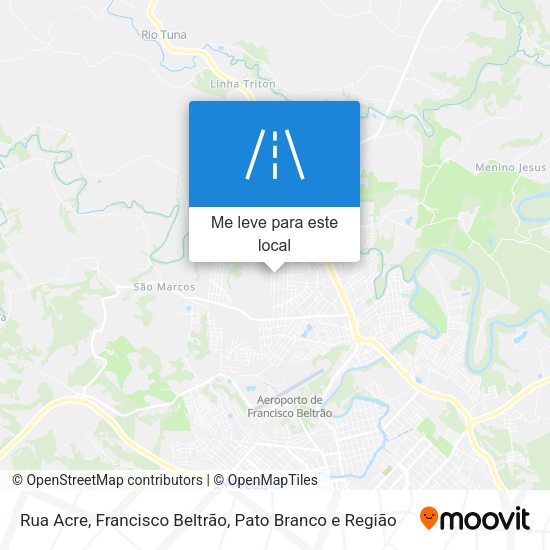Rua Acre mapa