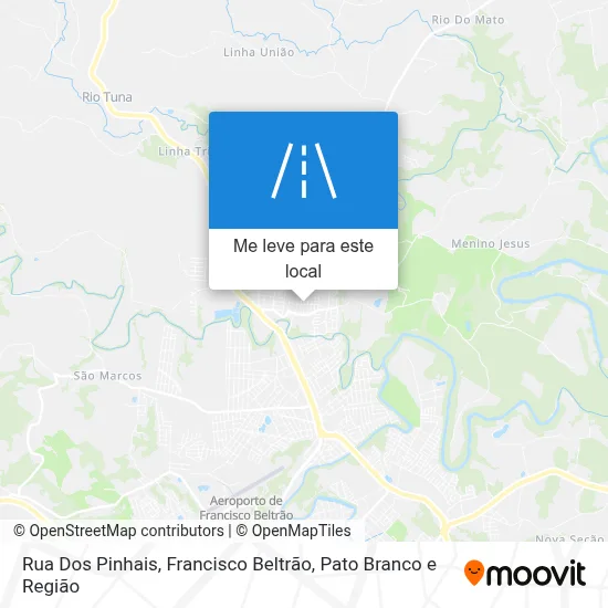 Rua Dos Pinhais mapa