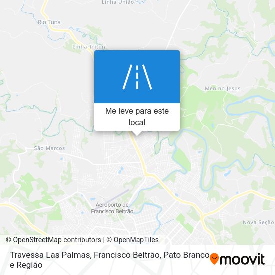 Travessa Las Palmas mapa