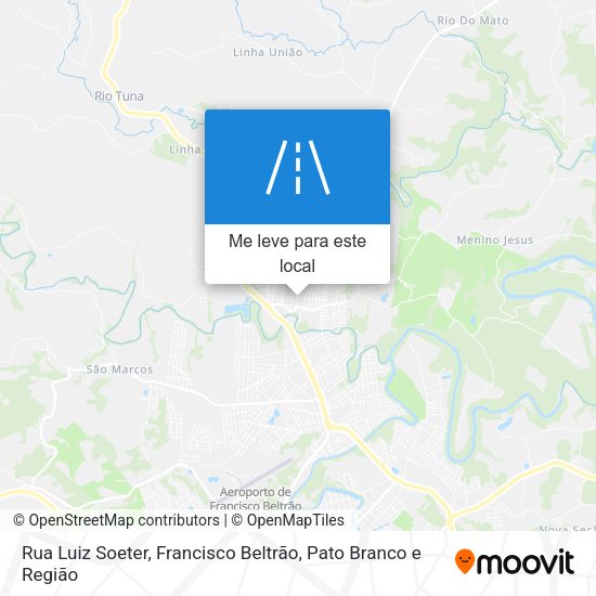 Rua Luiz Soeter mapa