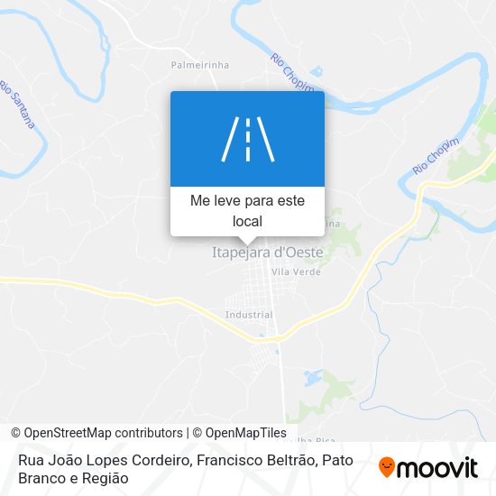 Rua João Lopes Cordeiro mapa