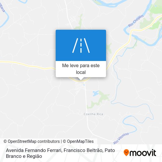 Avenida Fernando Ferrari mapa