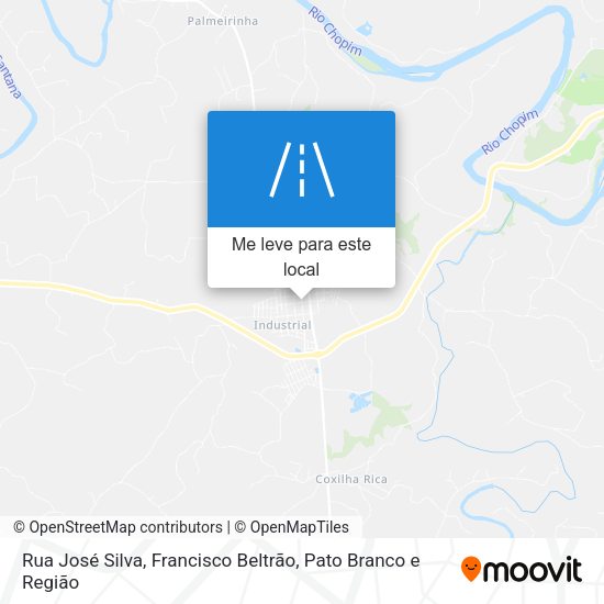 Rua José Silva mapa