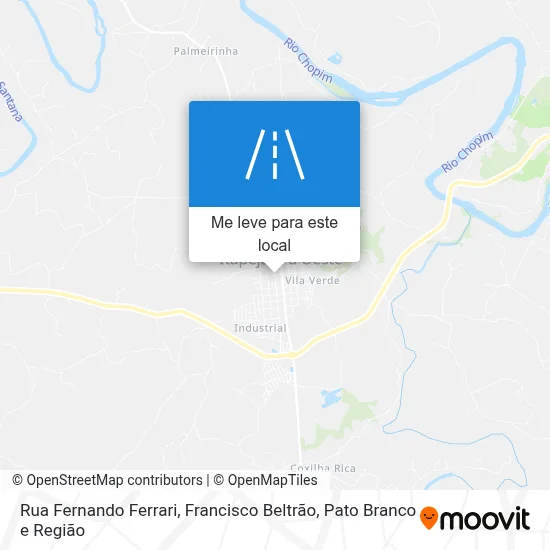 Rua Fernando Ferrari mapa