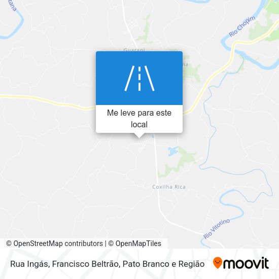 Rua Ingás mapa