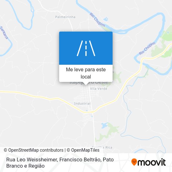 Rua Leo Weissheimer mapa