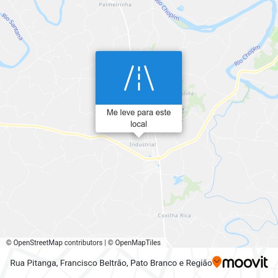 Rua Pitanga mapa